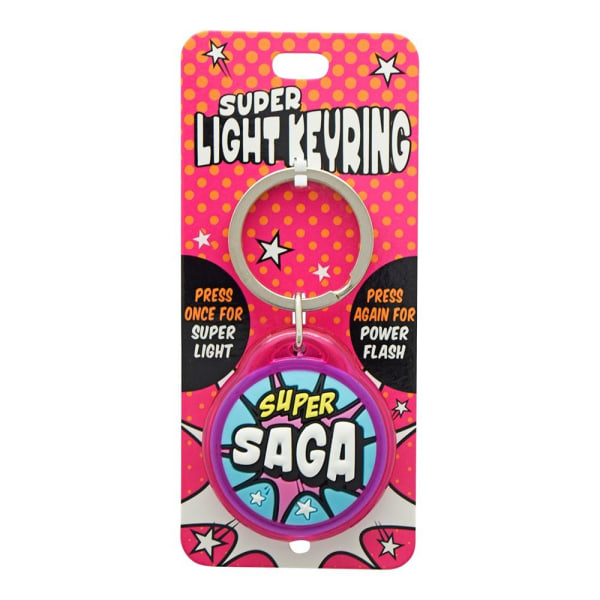 Nøglering SAGA Super Light Nøglering Multicolor