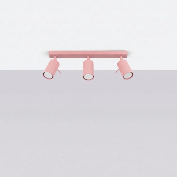 Taklampa RING 3L rosa Rosa