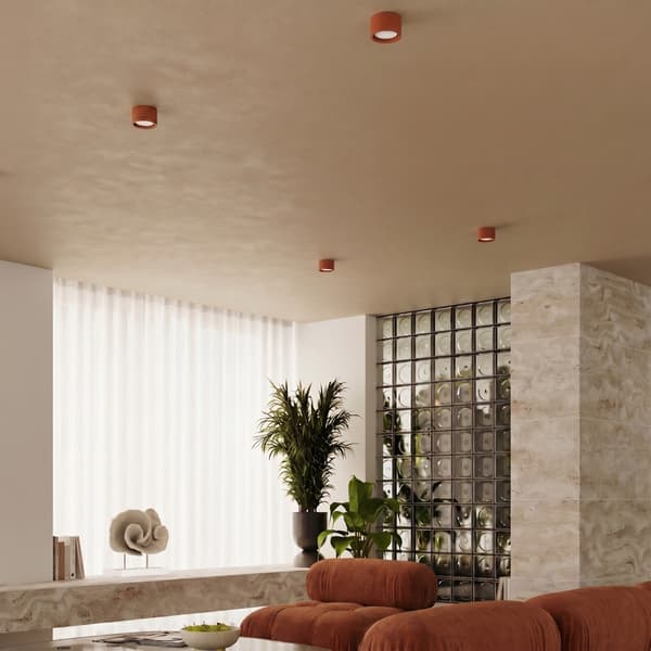 Taklampa MODO 2 röd ockra Gx53 Red