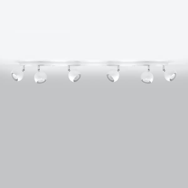 Taklampa OCULARE 6L vit White