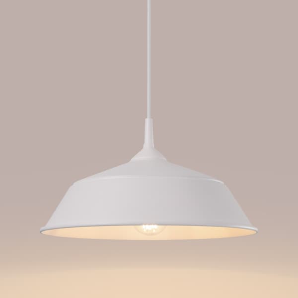Pendellampa FRIKA vit White