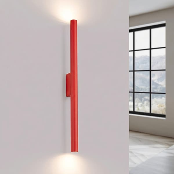 Vägglampa PASTELO 2 röd Red