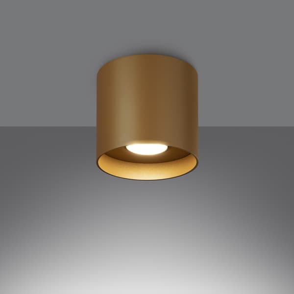 Taklampa MIKA guld golden
