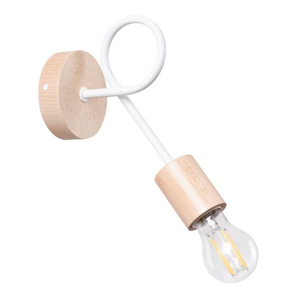 Vägglampa EMBER vit White