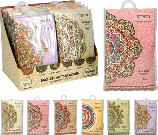 Doftpåse 3-pack multifärg