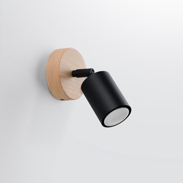 Vägglampa VERDO svart Black