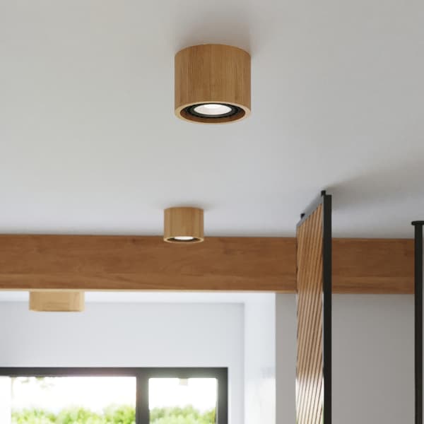 Plafond BASIC 1 naturligt trä Brown