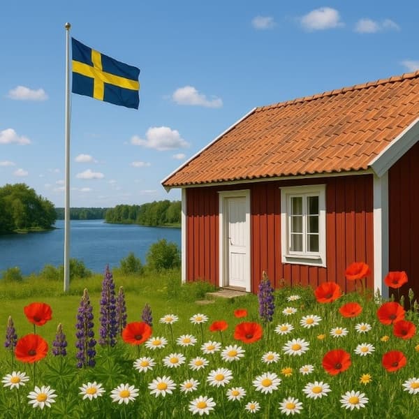 Servetter Sommarhus 33x33 cm 20-pack Multicolor