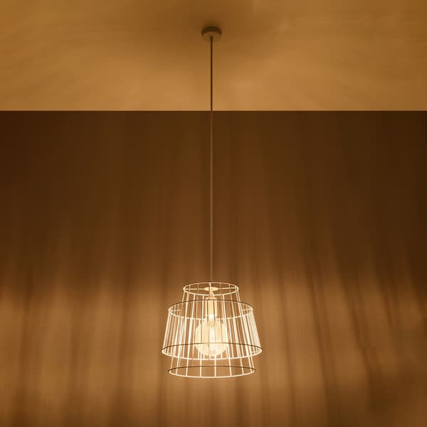 Pendel lampa GATE vit Vit