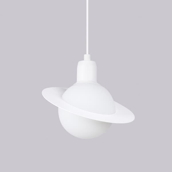 Pendellampa HYPERION 1 vit White