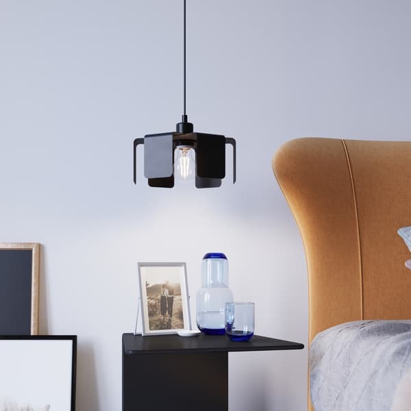 Pendel lampa TULIP svart Black