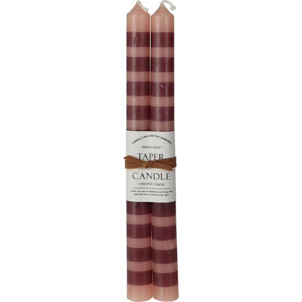 Ljus 2-pack Beiga/Bruna Rosa Gröna Blå 25 cm Rosa
