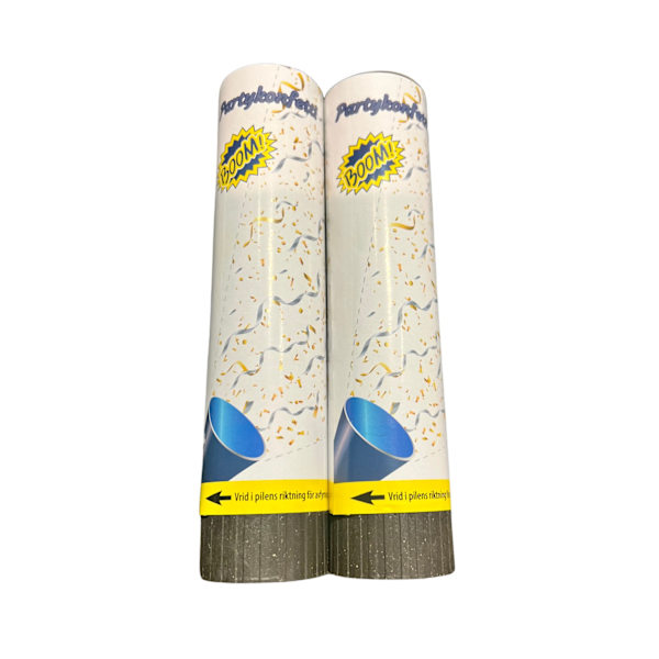 Konfetti Guld Silver 2-pack multifärg