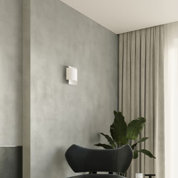 Vägglampa IMPACT vit White