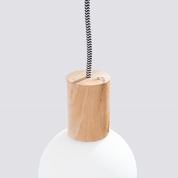 Vägglampa NIBMI G9 med strömbrytare Brun