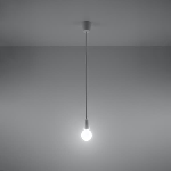 Pendel lampa DIEGO 1 vit White