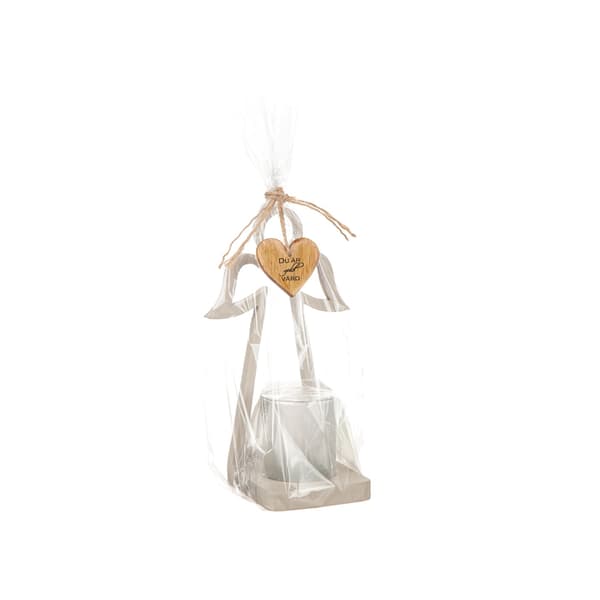 Ljushållare Ängel Trä 20 cm White