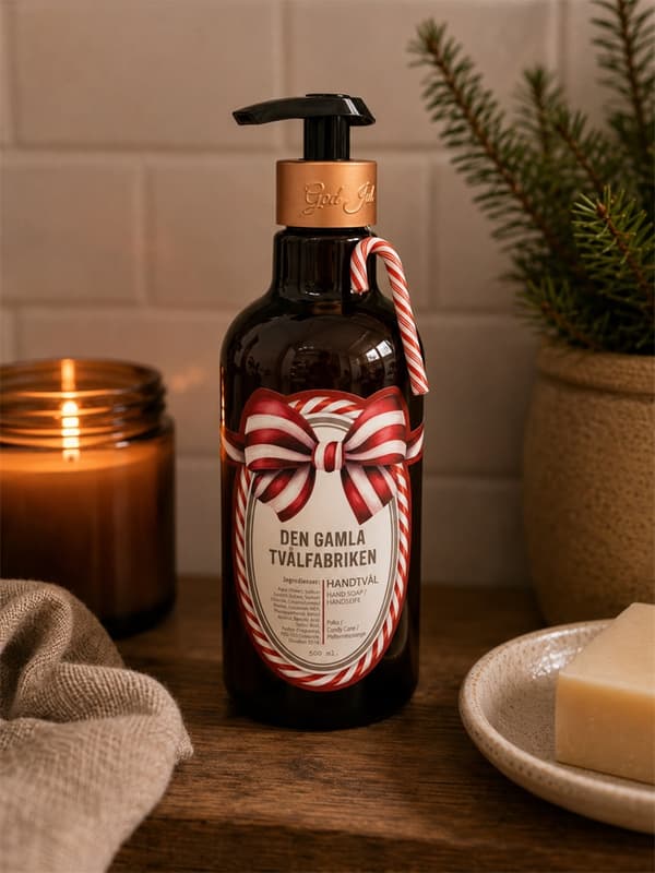 Tvålpump Jul Polka 500 ml Brun