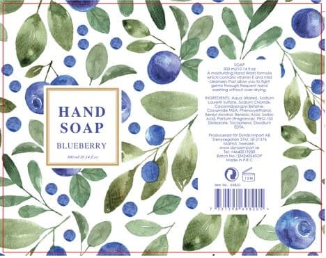 Handkräm Handlotion Blåbär 300 ml multifärg
