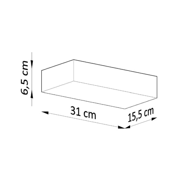 Vägglampa keramik TAUGAN White