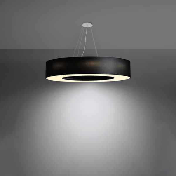 Ljuskrona SATURNO 90 svart Black