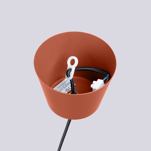 Pendellampa BILO röd ockra Red