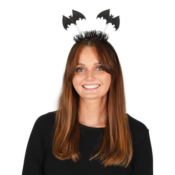 Diadem Halloween Fladdermöss Svart Black