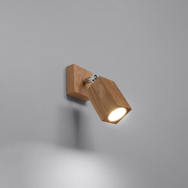 Vägglampa KEKE ek Oak