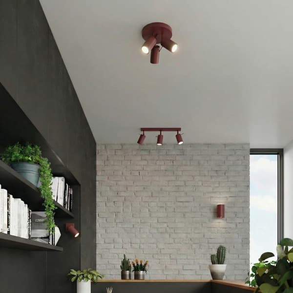 Taklampa RING 3P vinröd burgundy