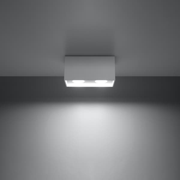 Taklampa QUAD vit White