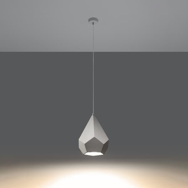 Keramisk hängande lampa PAVLUS White