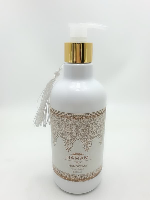 Käsivoide pumpulla Clean Cotton 500ml White