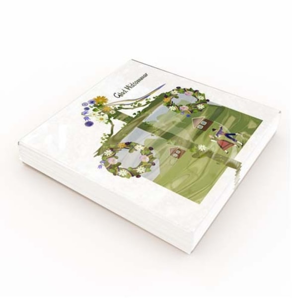 Servietter Midsommarstang 33x33cm 20-pakning Multicolor