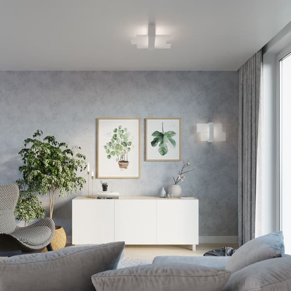 Taklampa FENIKS 2 vit White
