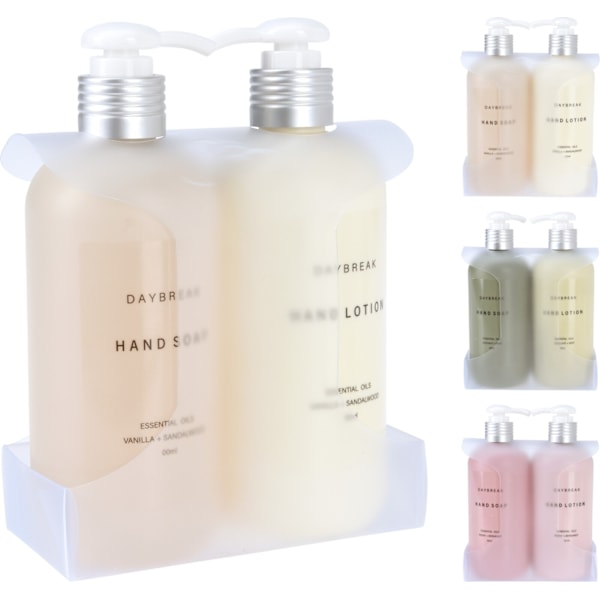 Handtvål & Handlotion Set Peoni Bergamot Rosalila 360 ml Pink Peoni Bergamot