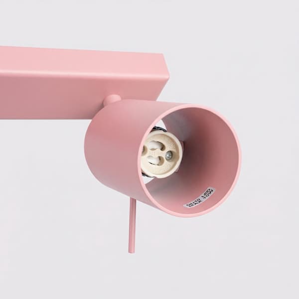 Taklampa RING 4L rosa Pink