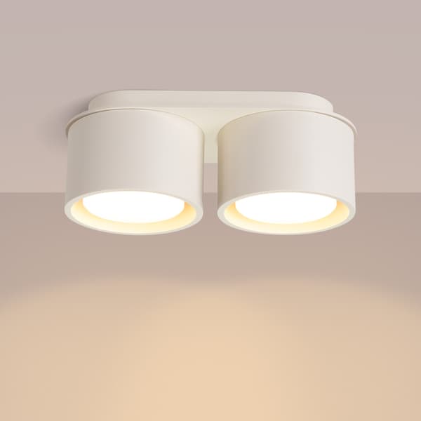 Taklampa MODO 2 beige Gx53 Beige
