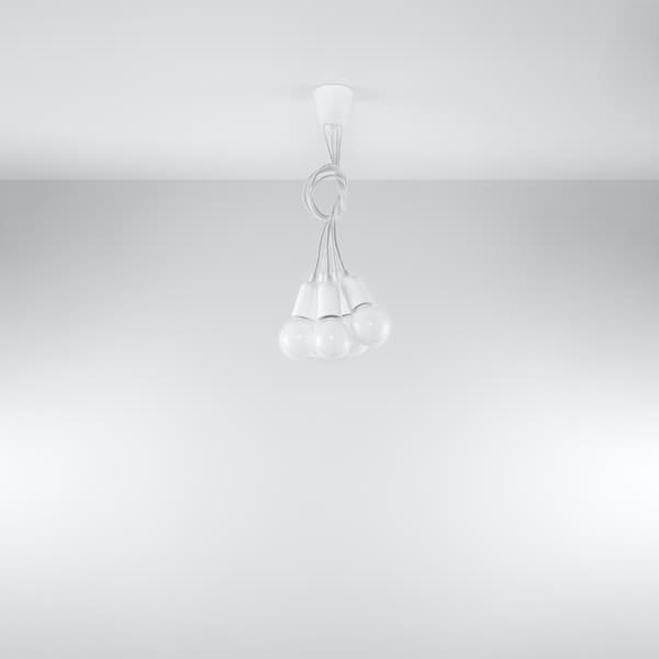 Pendel lampa DIEGO 5 vit White