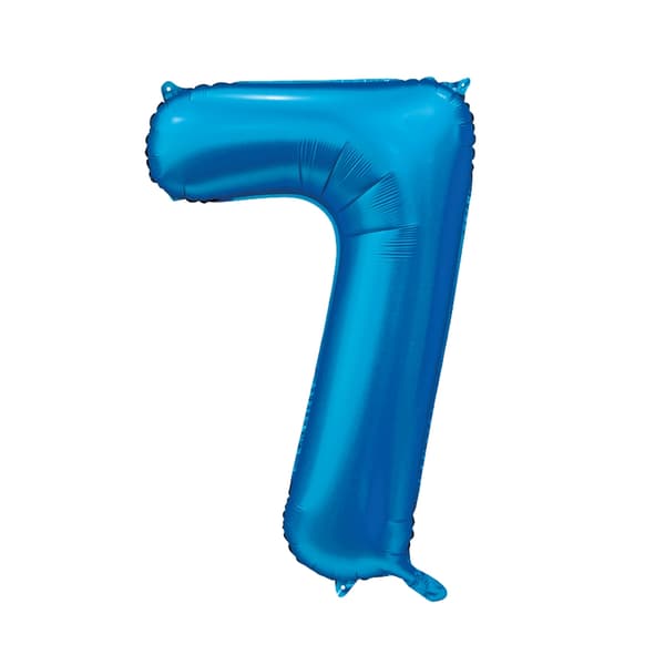 Ballong Siffra 7 Blå 86 cm Blue