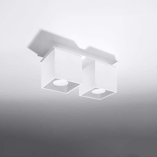 Taklampa QUAD 2 vit White