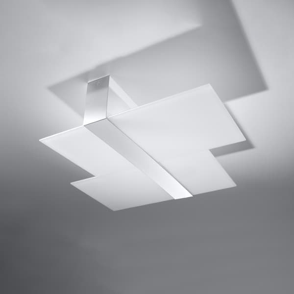Taklampa MASSIMO chrom White