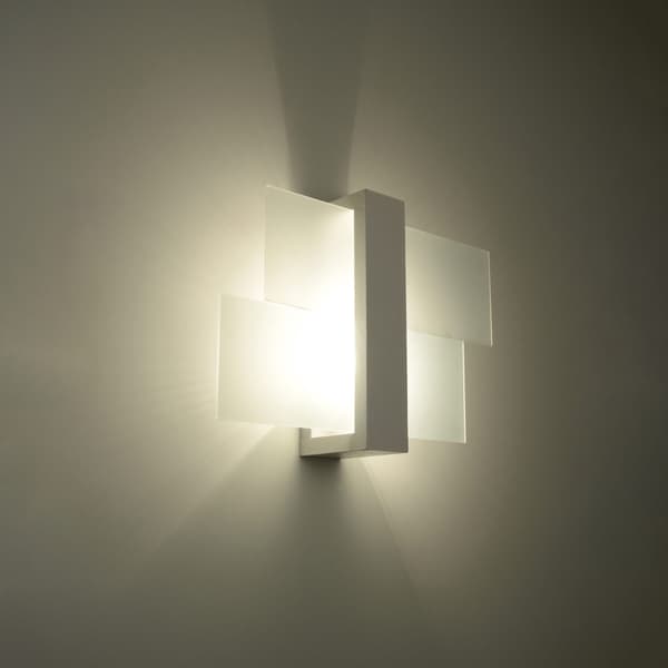 Vägglampa FENIKS 1 vit White