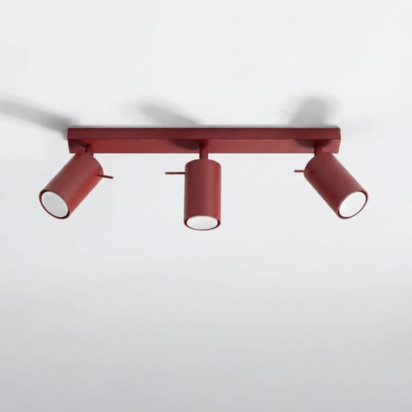 Taklampa RING 3 vinröd burgundy