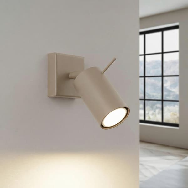 Vägglampa RING gråbrun Taupe