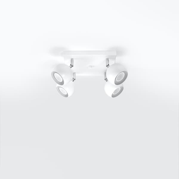 Taklampa OCULARE 4 vit White