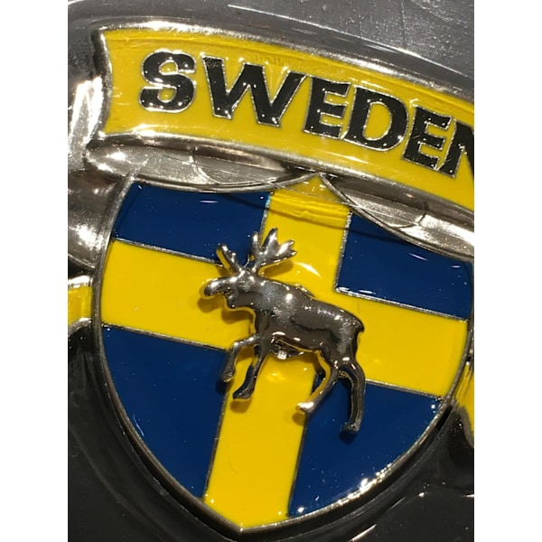 Magnet Souvenir Sköld Älg multifärg