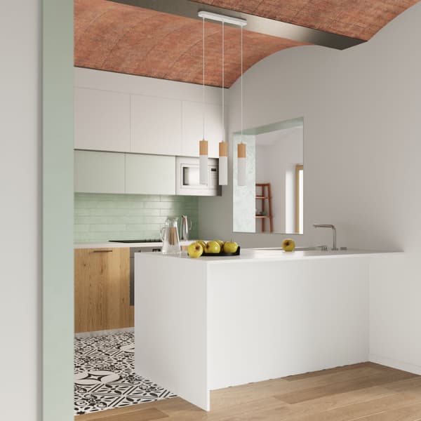 Pendel lampa PABLO 2 vit White