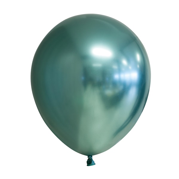 Ballong Blank Grön Spegelballong 6-pack 30 cm Latex Grön