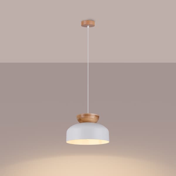 Pendellampa MARION vit White