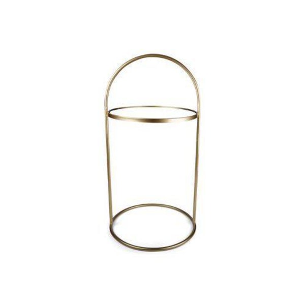 Bordglass / metall Gull H71 cm Gold